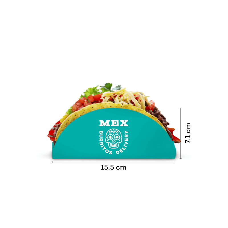 Embalagem para Taco (mod. Mex Burritos)