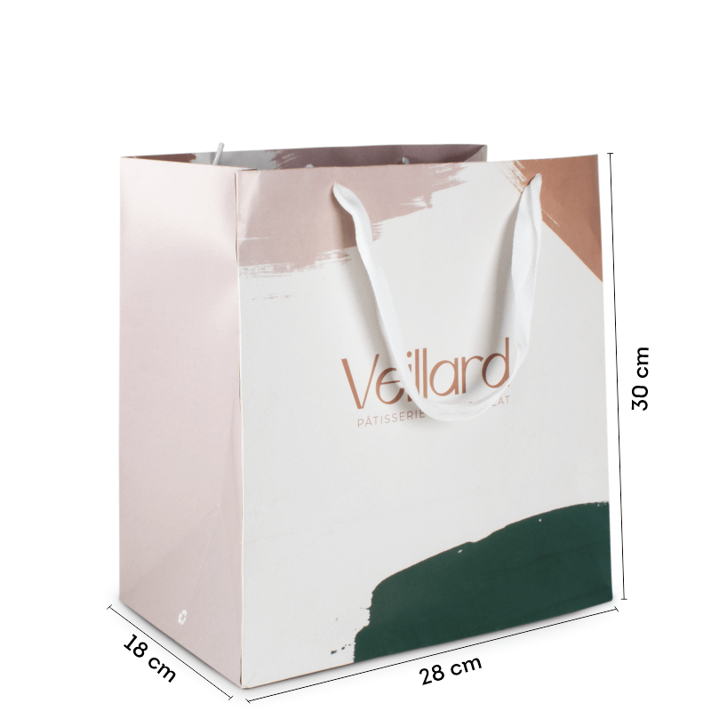 Sacola de Papel para Delivery M9 (28 x 30 x 18 cm) – com Cordão