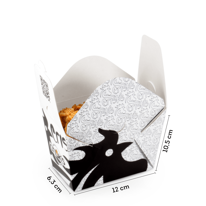 Caixa para Frango Assado / Frito P 12×6,3×10,5 cm