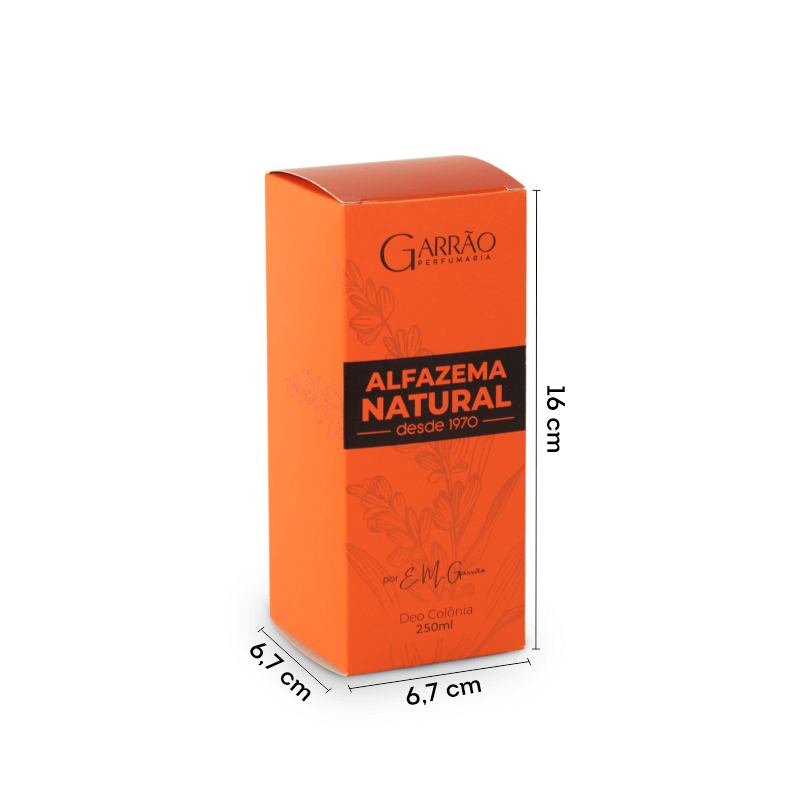 Cartucho / Caixa para Colônia 250ml (Mod. Garrão)
