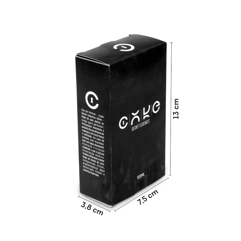 Cartucho / Caixa de Perfume 100ml  (Mod. Secret)