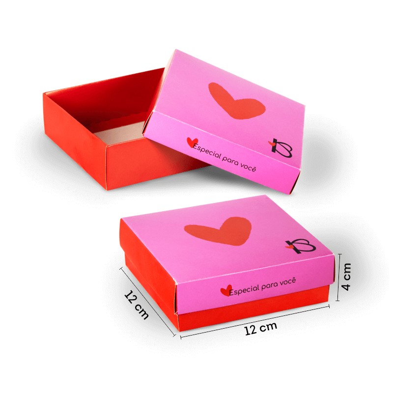 Caixas para Jóias 12 x 12 x 4 cm (Mod. Legacy)