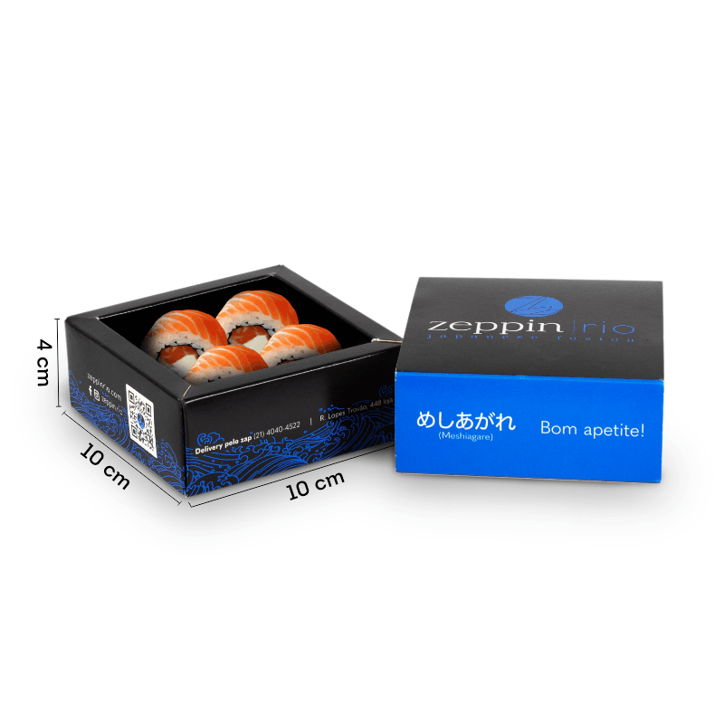 Caixa Gaveta para Sushi / Combinado Japonês – P1 (10 x 10 x 4 cm)